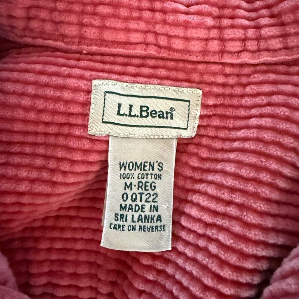 L.L Bean pink corduroy jacket from 90s - Picture 4 of 4